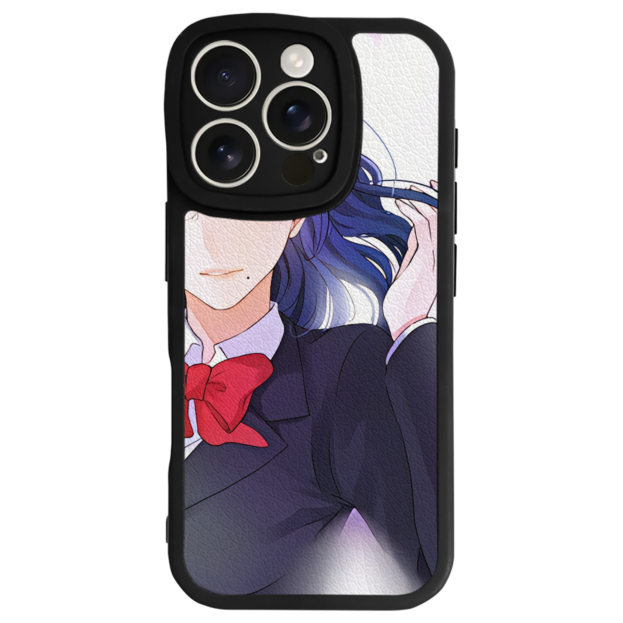（画像用） ハイキュー!! Haikyu!! 【iPhone 16シリーズ対応】シリコンスマホケース（レザー調） 材質：シリコン